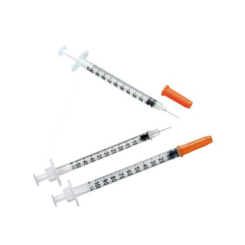 Insulin Syringe 1ml and Needle 29 Gauge x 10