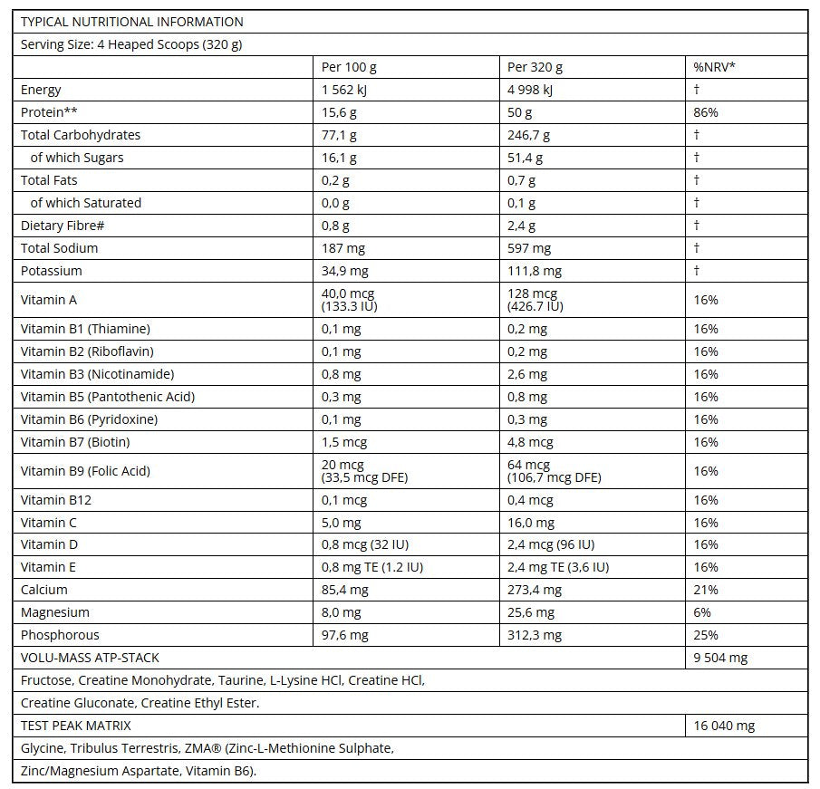 Supa Mass 4.2kg Bucket